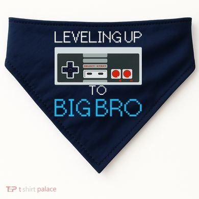 Leveling Up To Big Bro USA-Made Doggie Bandana
