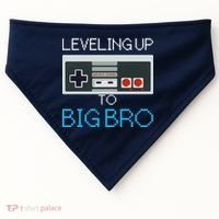 Leveling Up To Big Bro USA-Made Doggie Bandana thumb 0