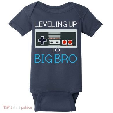 Leveling Up To Big Bro Baby Bodysuit