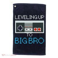 Leveling Up To Big Bro Golf Towel thumb 0