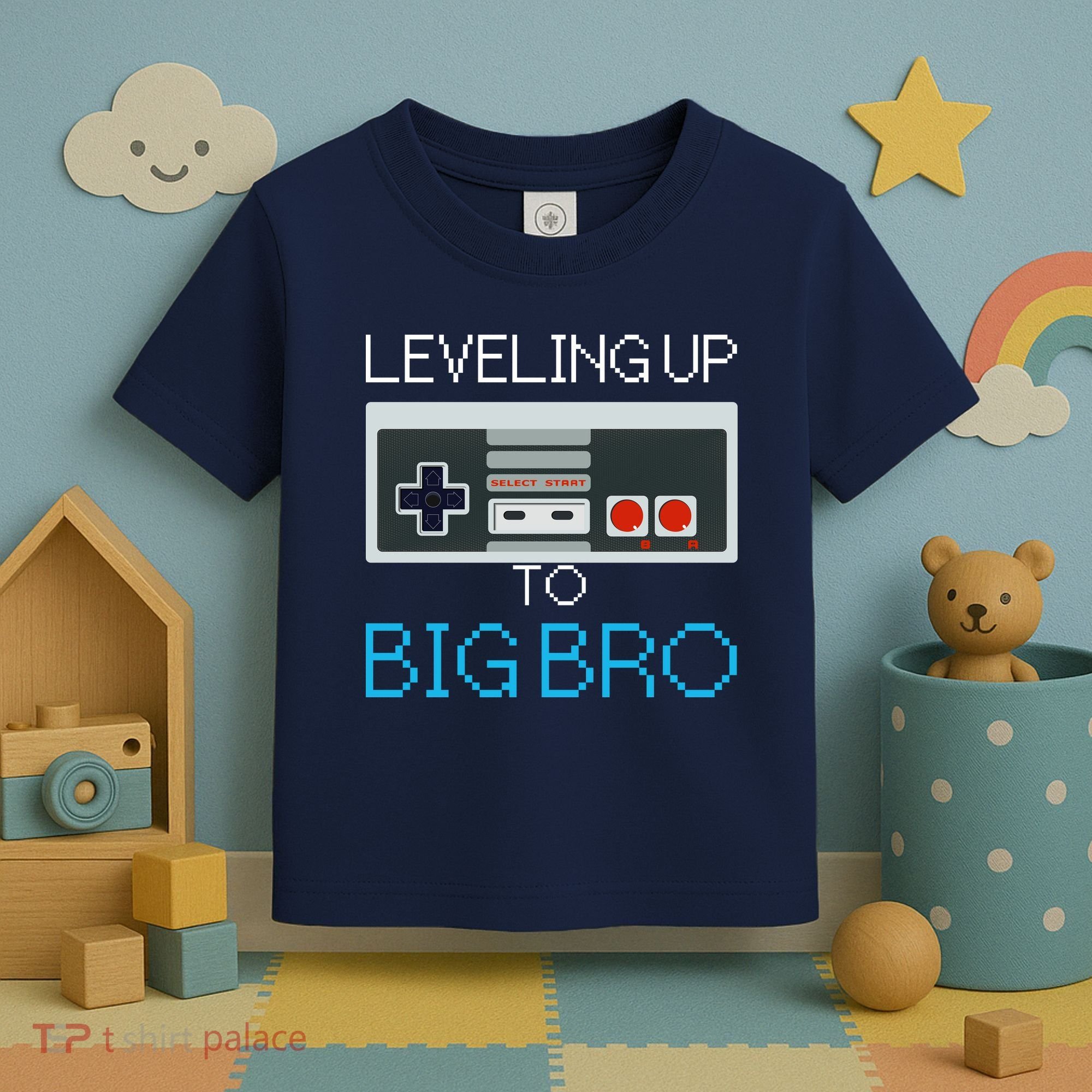 Leveling Up To Big Bro Toddler T-Shirt