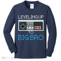 Leveling Up To Big Bro Kids Long Sleeve Shirt thumb 0