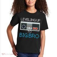 Leveling Up To Big Bro Kids T-Shirt thumb 2