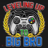 Leveling Up To Big Bro Brother Video Gaming Backpack thumb 2