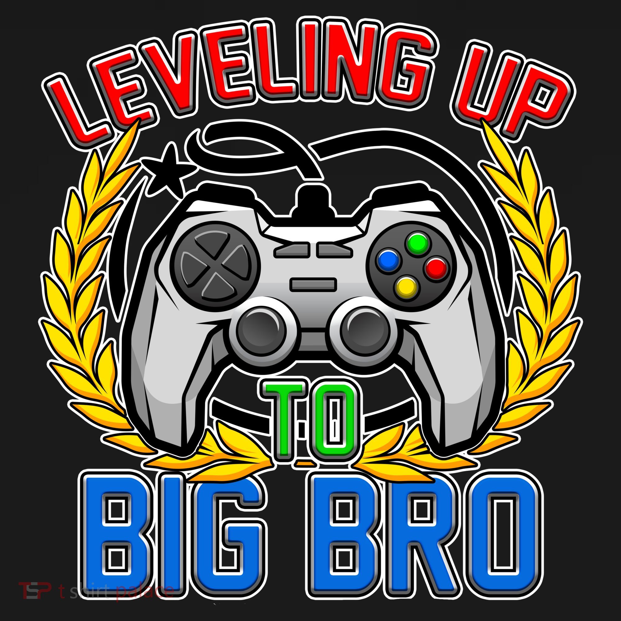 Leveling Up To Big Bro Brother Video Gaming Backpack
