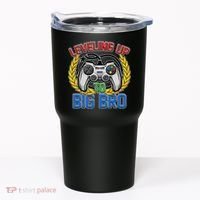 Leveling Up To Big Bro Brother Video Gaming Tumbler thumb 0