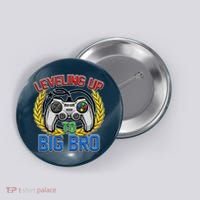 Leveling Up To Big Bro Brother Video Gaming Button thumb 0