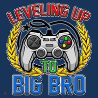 Leveling Up To Big Bro Brother Video Gaming Women's Hoodie thumb 2