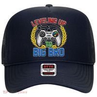 Leveling Up To Big Bro Brother Video Gaming Hat thumb 0