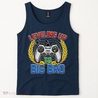 Leveling Up To Big Bro Brother Video Gaming Tank Top thumb 2