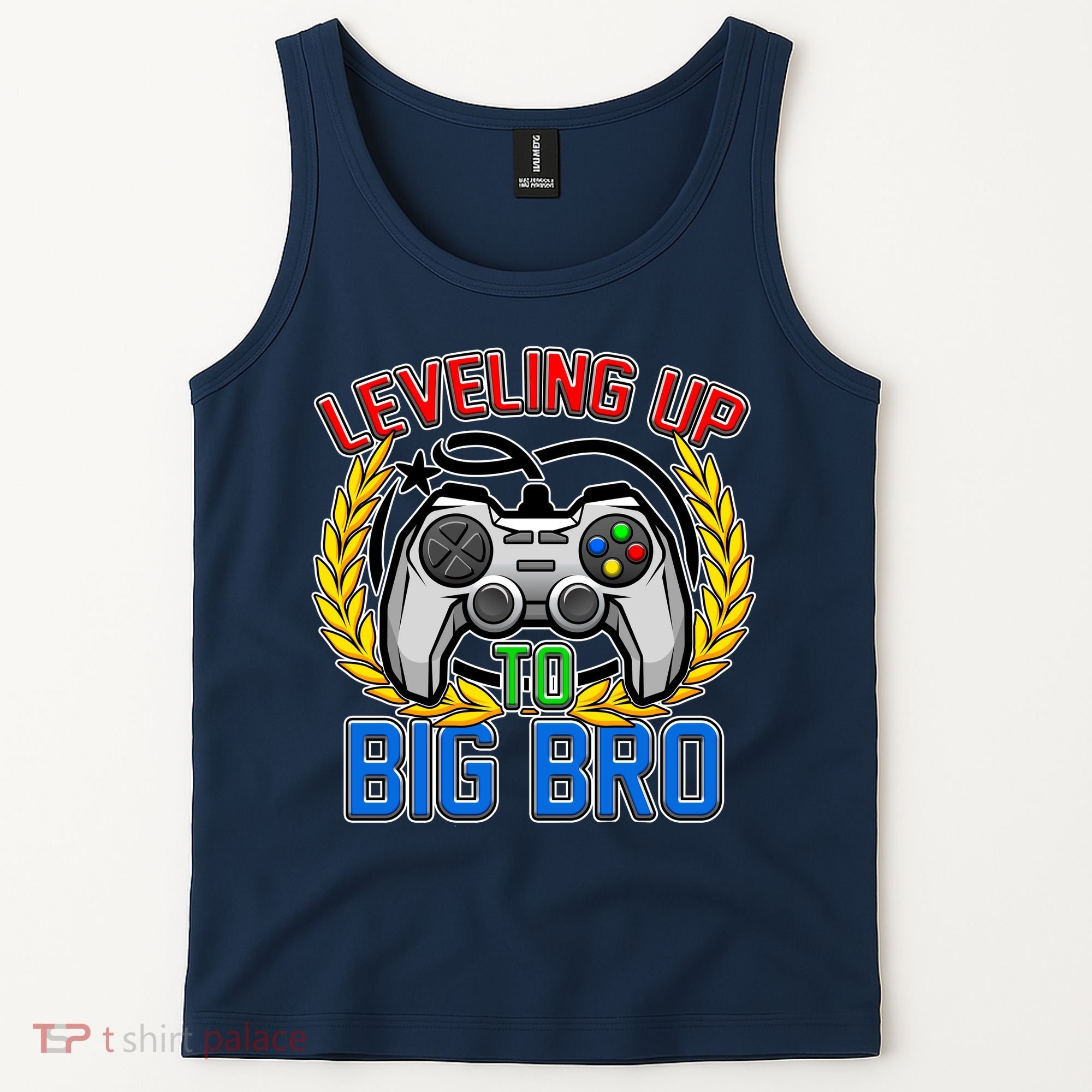 Leveling Up To Big Bro Brother Video Gaming Tank Top