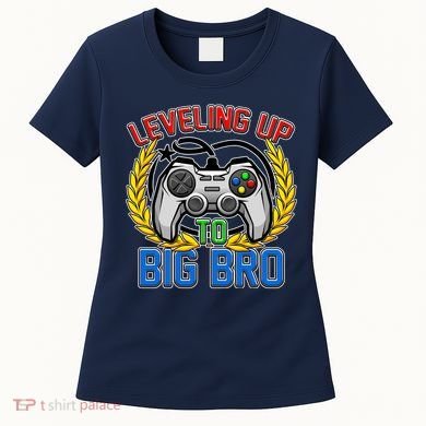 Leveling Up To Big Bro Brother Video Gaming Women's T-Shirt