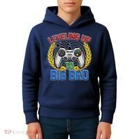 Leveling Up To Big Bro Brother Video Gaming Kids Hoodie thumb 4