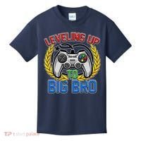 Leveling Up To Big Bro Brother Video Gaming Kids T-Shirt thumb 0