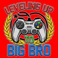 Leveling Up To Big Bro Brother Video Gaming Santa Hat thumb 1