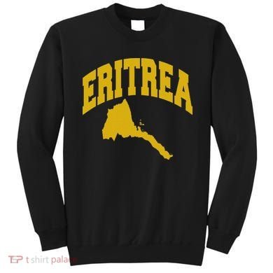 Love Eritrea With Eritrean Map Eritrea Pride Sweatshirt