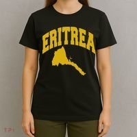 Love Eritrea With Eritrean Map Eritrea Pride T-Shirt thumb 4