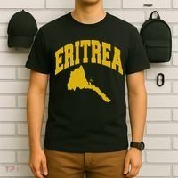Love Eritrea With Eritrean Map Eritrea Pride T-Shirt thumb 6