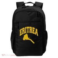 Love Eritrea With Eritrean Map Eritrea Pride Backpack thumb 0