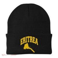 Love Eritrea With Eritrean Map Eritrea Pride Beanie thumb 0
