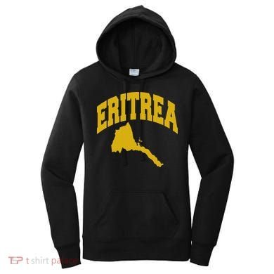 Love Eritrea With Eritrean Map Eritrea Pride Women's Hoodie