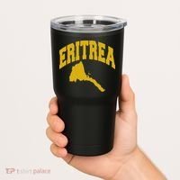 Love Eritrea With Eritrean Map Eritrea Pride Tumbler thumb 2