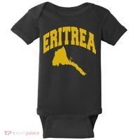 Love Eritrea With Eritrean Map Eritrea Pride Baby Bodysuit thumb 0
