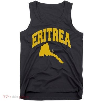 Love Eritrea With Eritrean Map Eritrea Pride Tank Top