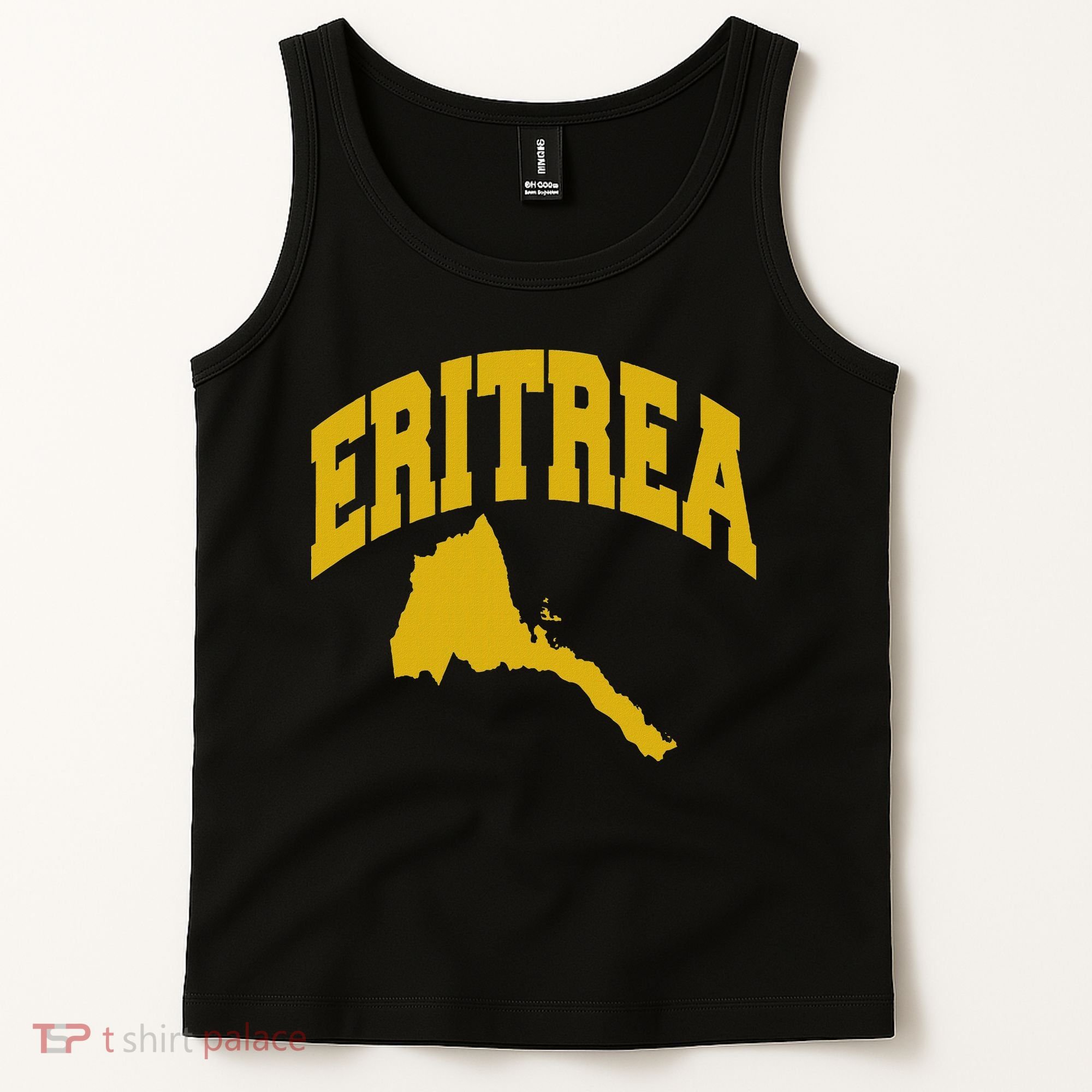 Love Eritrea With Eritrean Map Eritrea Pride Tank Top