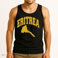 Love Eritrea With Eritrean Map Eritrea Pride Tank Top thumb 3