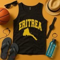 Love Eritrea With Eritrean Map Eritrea Pride Tank Top thumb 4