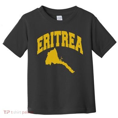 Love Eritrea With Eritrean Map Eritrea Pride Toddler T-Shirt