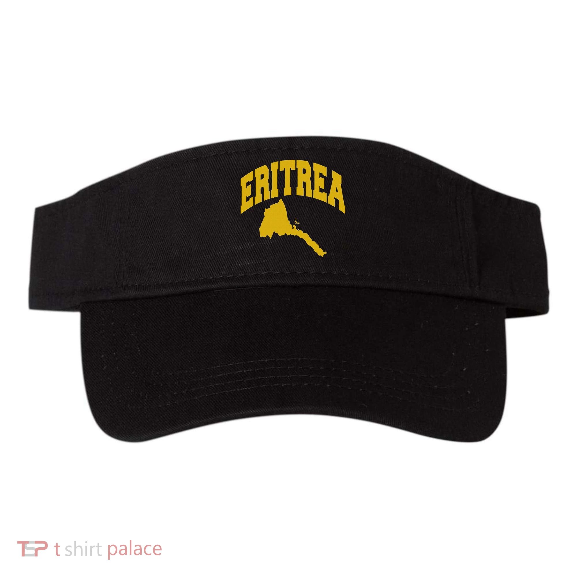 Love Eritrea With Eritrean Map Eritrea Pride Visor