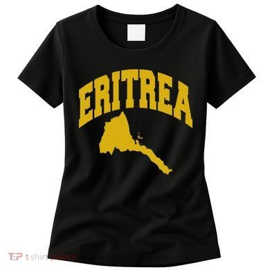 Love Eritrea With Eritrean Map Eritrea Pride Women's T-Shirt