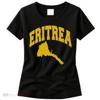 Love Eritrea With Eritrean Map Eritrea Pride Women's T-Shirt thumb 0