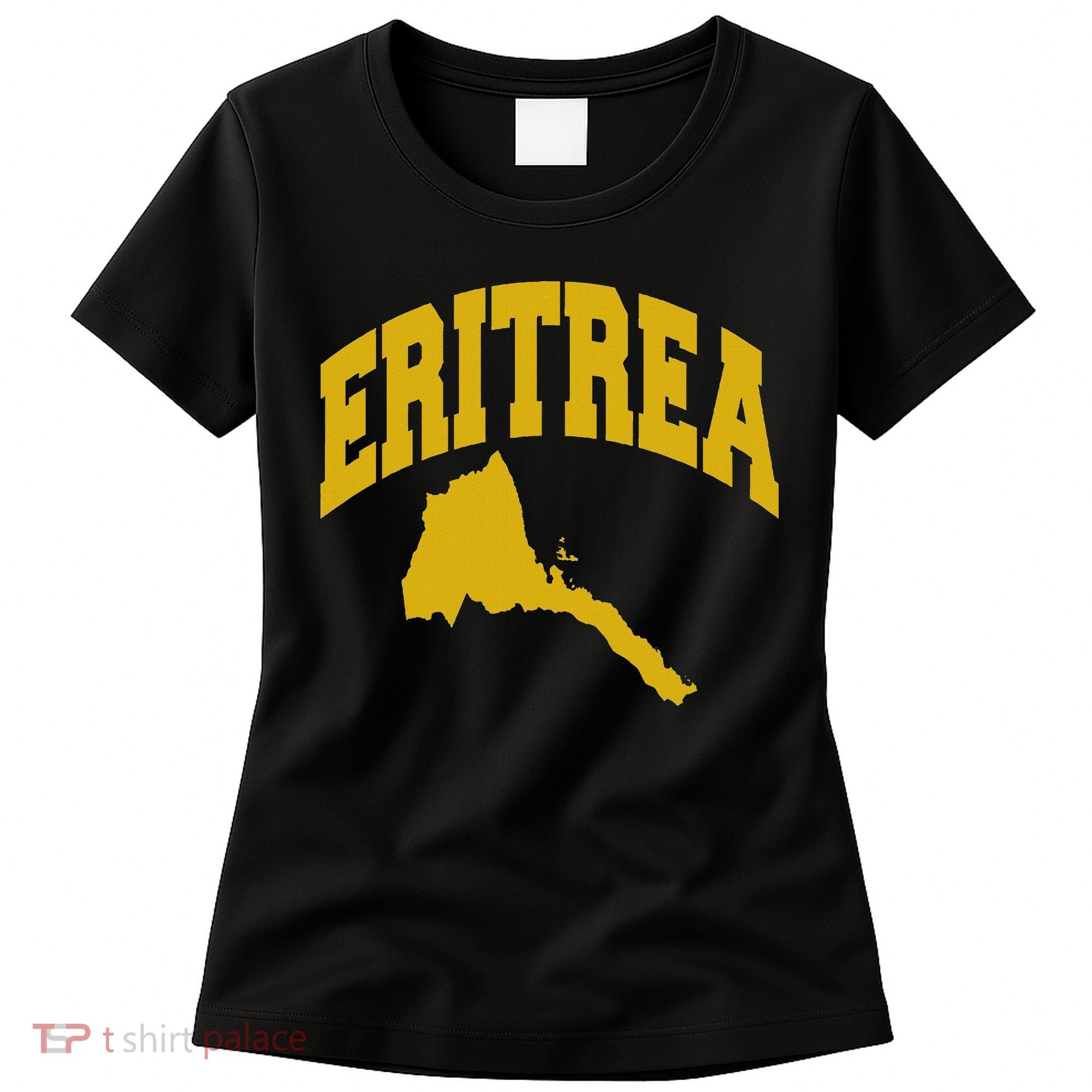 Love Eritrea With Eritrean Map Eritrea Pride Women's T-Shirt