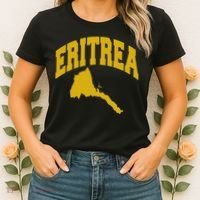 Love Eritrea With Eritrean Map Eritrea Pride Women's T-Shirt thumb 2