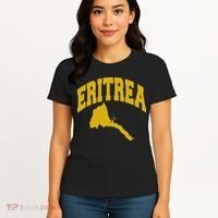 Love Eritrea With Eritrean Map Eritrea Pride Women's T-Shirt thumb 4