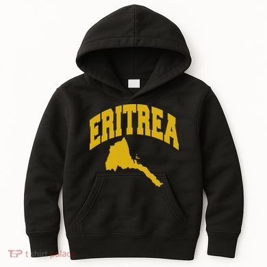 Love Eritrea With Eritrean Map Eritrea Pride Kids Hoodie