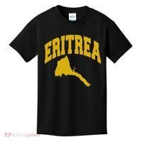 Love Eritrea With Eritrean Map Eritrea Pride Kids T-Shirt thumb 0