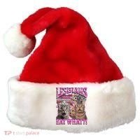 Lesbians Eat What?! Funny Cat Pride Lgbtq Pun Santa Hat thumb 0