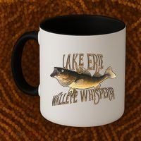 Lake Erie Walleye Whisperer Fishing Coffee Mug thumb 2