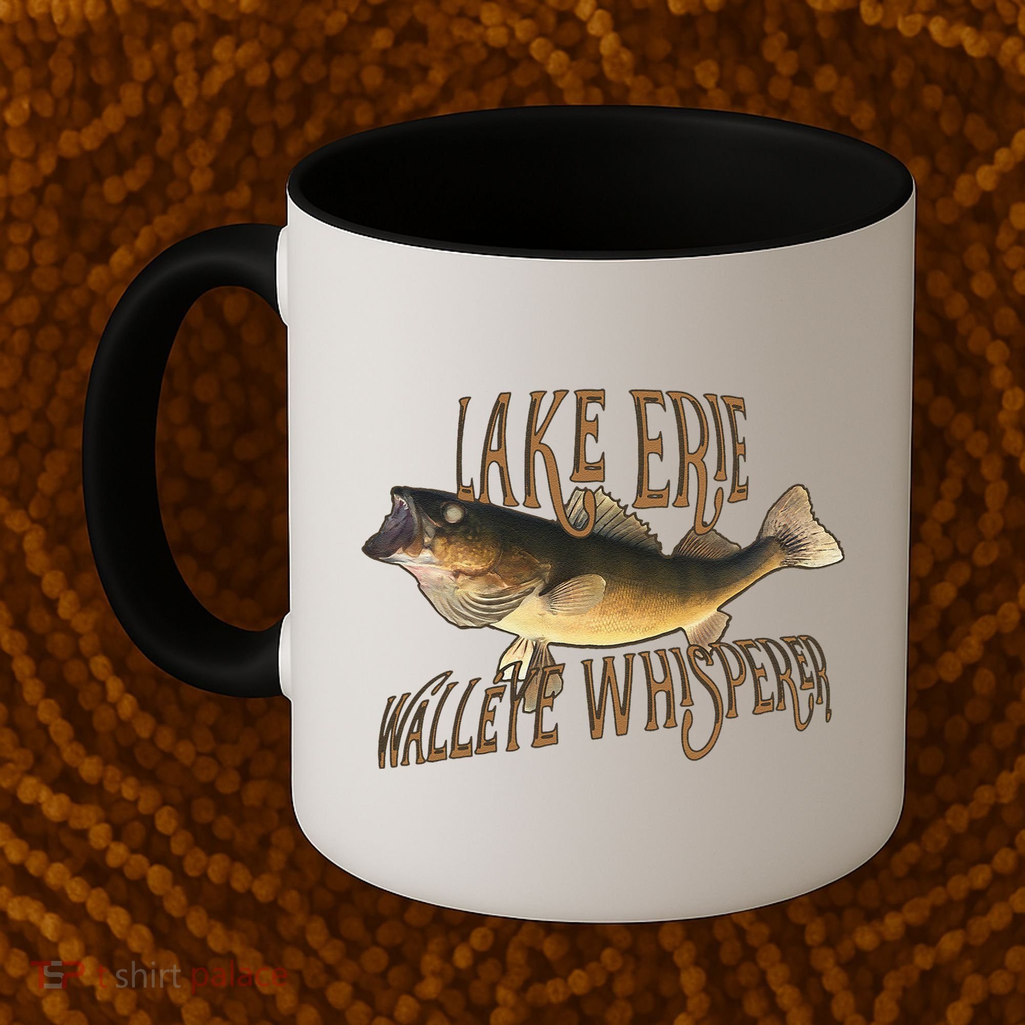 Lake Erie Walleye Whisperer Fishing Coffee Mug