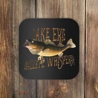 Lake Erie Walleye Whisperer Fishing Coaster thumb 0
