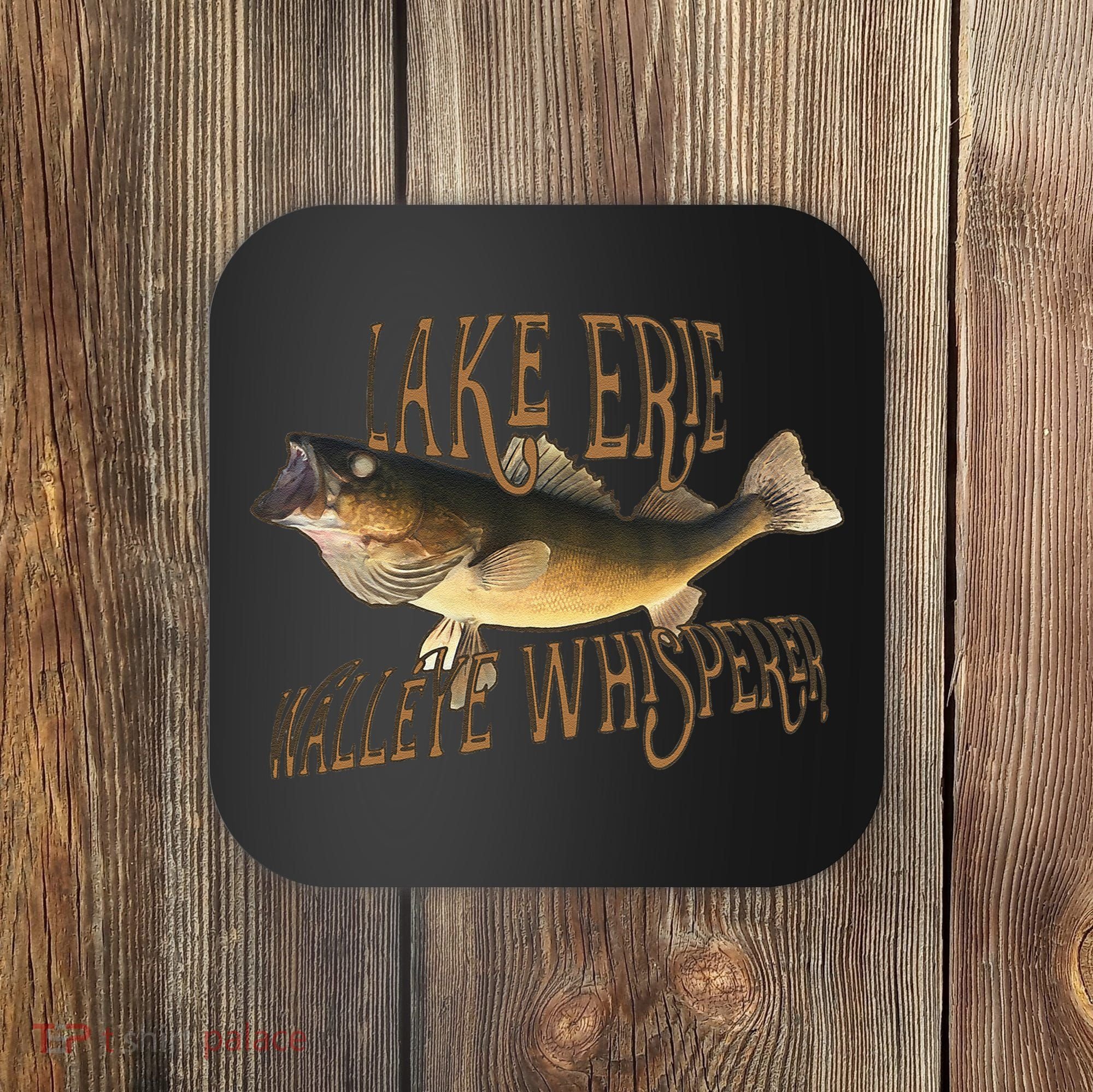 Lake Erie Walleye Whisperer Fishing Coaster