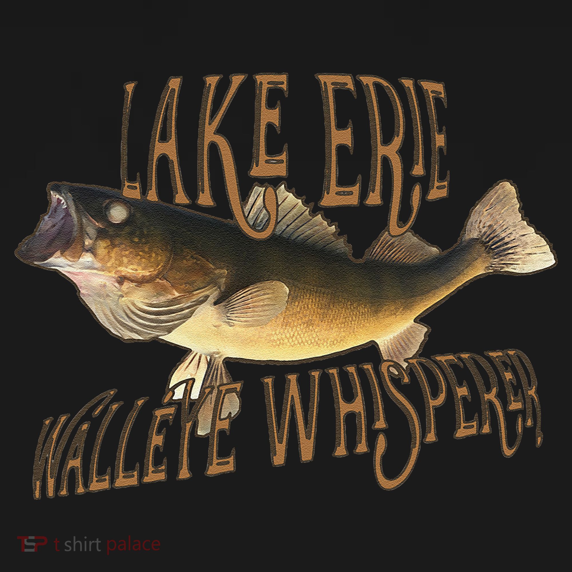 Lake Erie Walleye Whisperer Fishing Women's Hoodie
