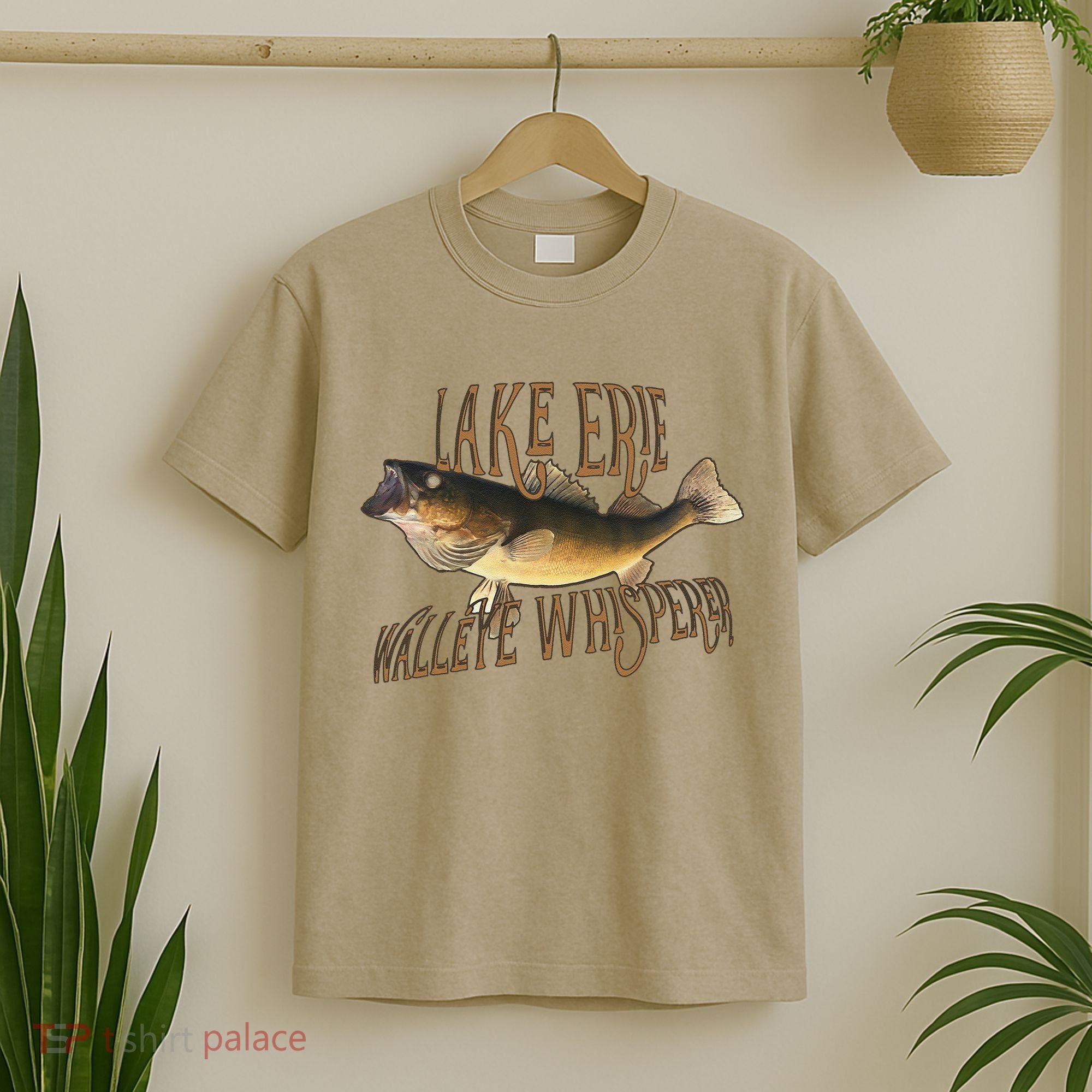 Lake Erie Walleye Whisperer Fishing T-Shirt