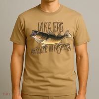 Lake Erie Walleye Whisperer Fishing T-Shirt thumb 3