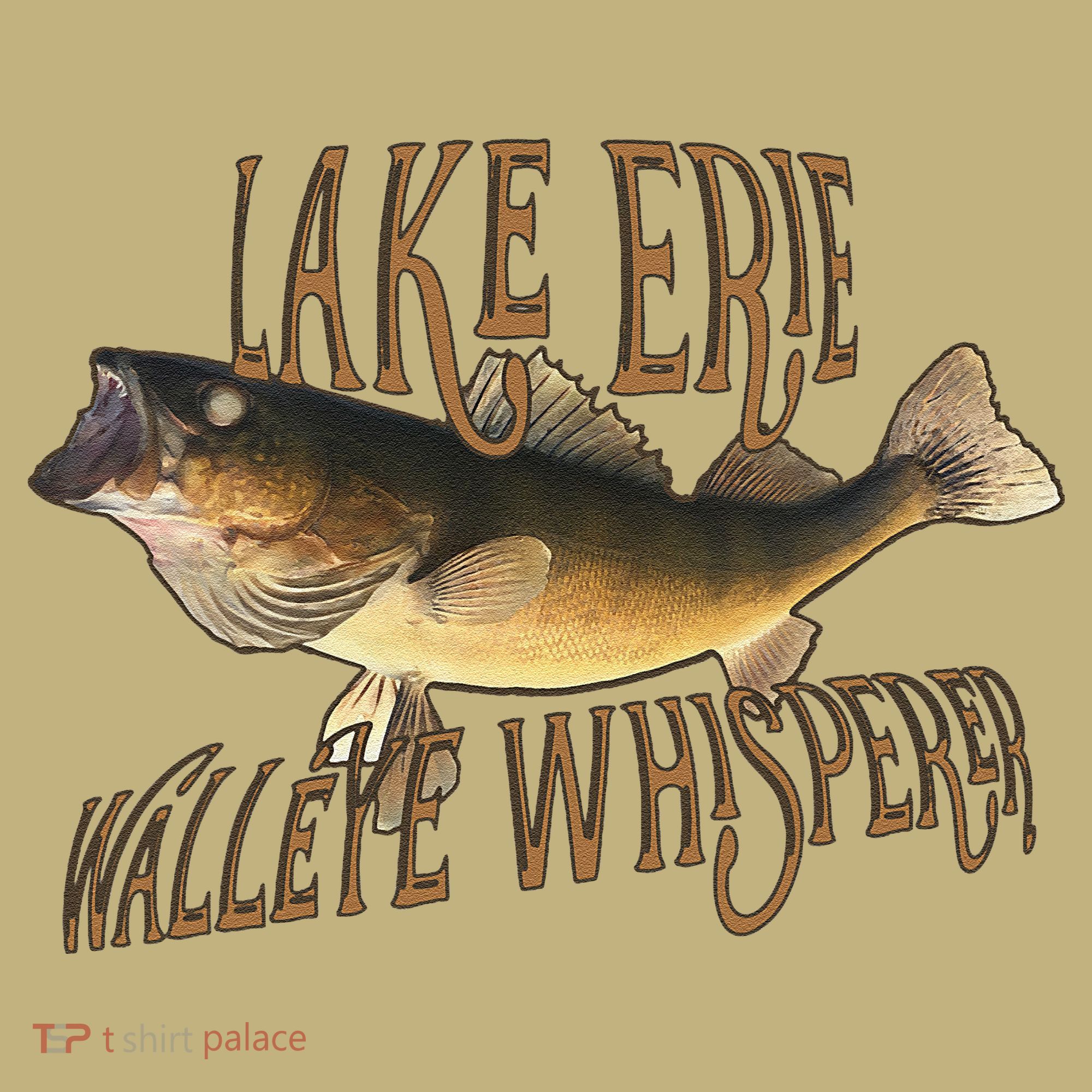 Lake Erie Walleye Whisperer Fishing T-Shirt