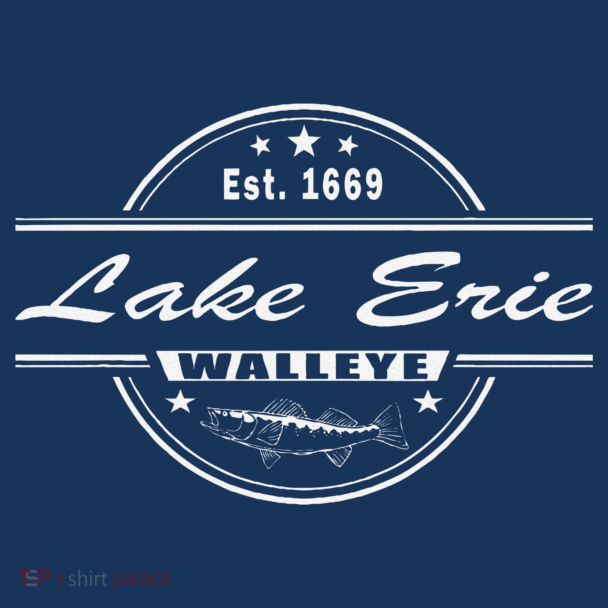 Lake Erie Walleye Fishing Souvenir For Walleye Fishing T-Shirt